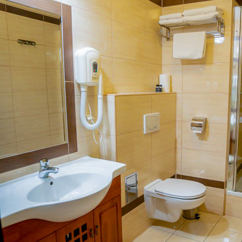 Pokój dwuosobowy Twin Delux – komfort klasy premium dla dwóch osób w podróży służbowej w Hotelu Górskim w łódzim (8).png