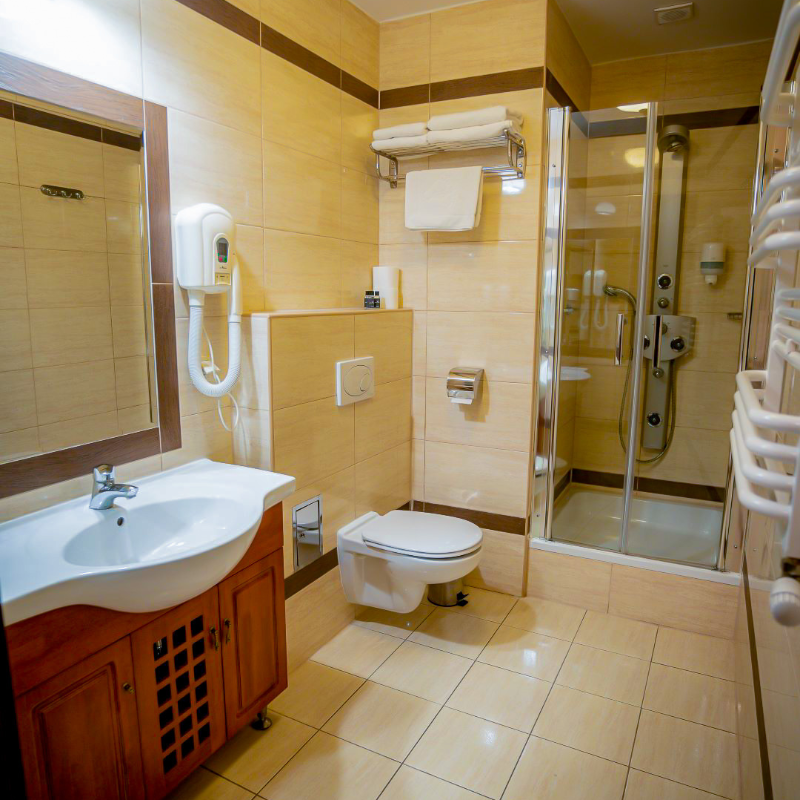 Pokój dwuosobowy Twin Delux – komfort klasy premium dla dwóch osób w podróży służbowej w Hotelu Górskim w łódzim (7).png