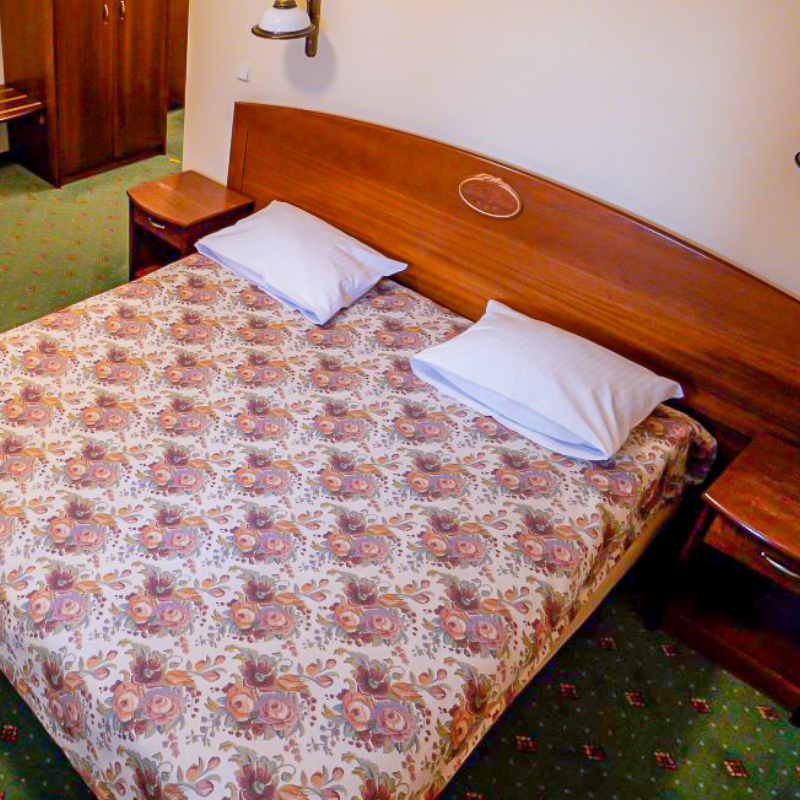 Pokój Double w Hotelu Górskim w łózkim elegancki nocleg dla VIP-ów z luksusowym wystrojem.png