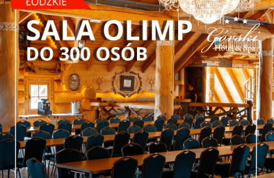 Sala Olimp pomieści do 300 osób ma również wyjście na patio w Hotelu Górskim w Proszeniu.png