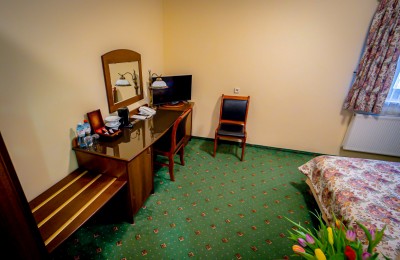 Pokój dwuosobowy DOUBLE  nocleg z dużym łóżkiem przy trasie S8 w Hotelu Górskim trzygwiazdkowym łodzkie (3).jpg